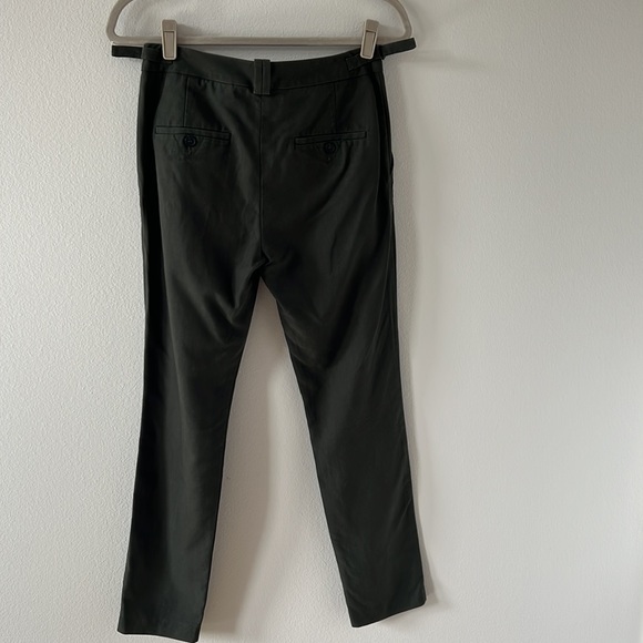 Comptoir des cotonniers dark green casual pant - Picture 6 of 8